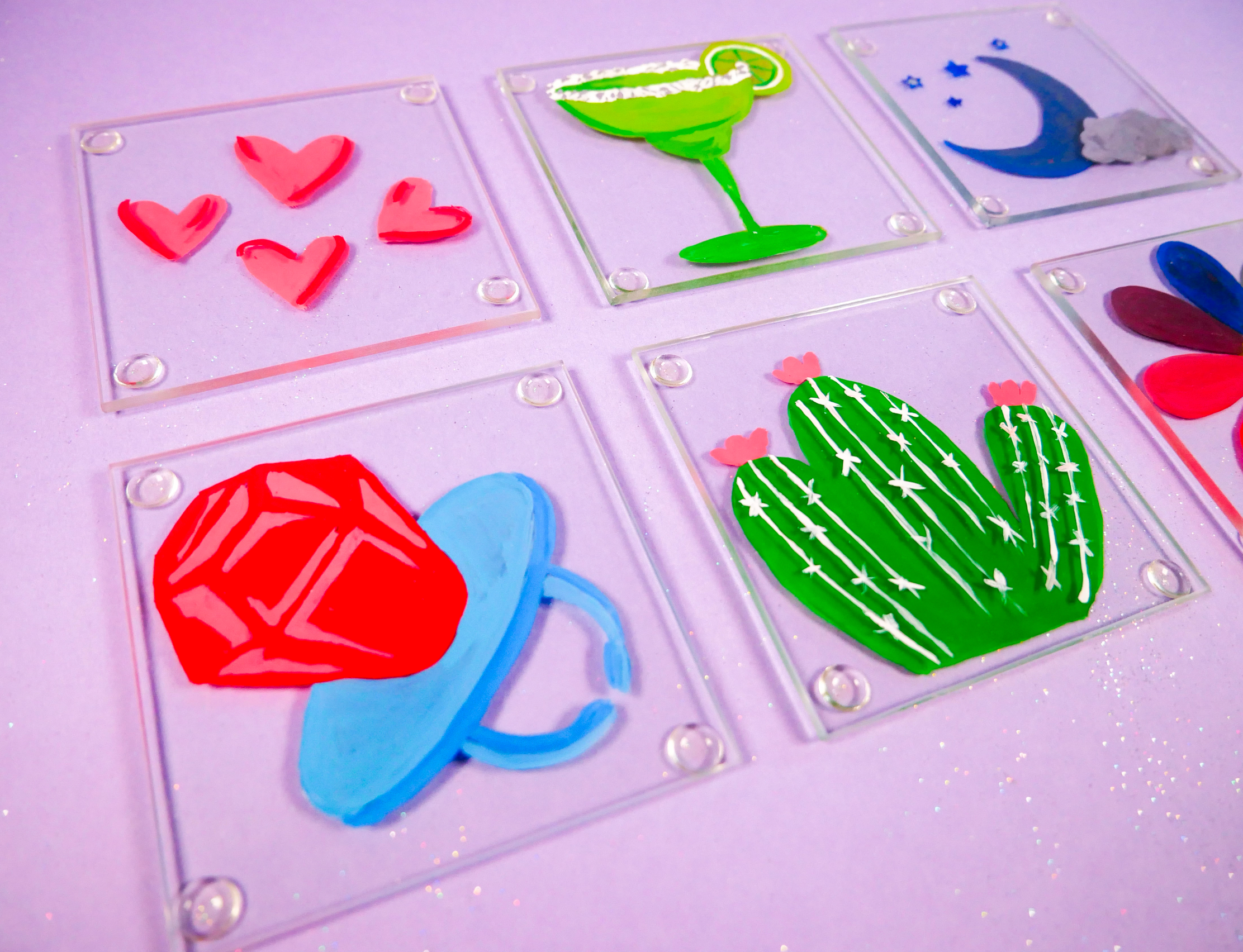 Enamel Glass Painting Craft Party Pack