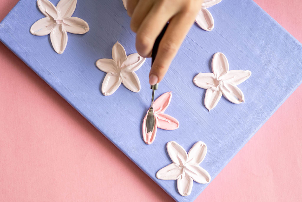 Textured Paint Wall Art Craft Party Pack