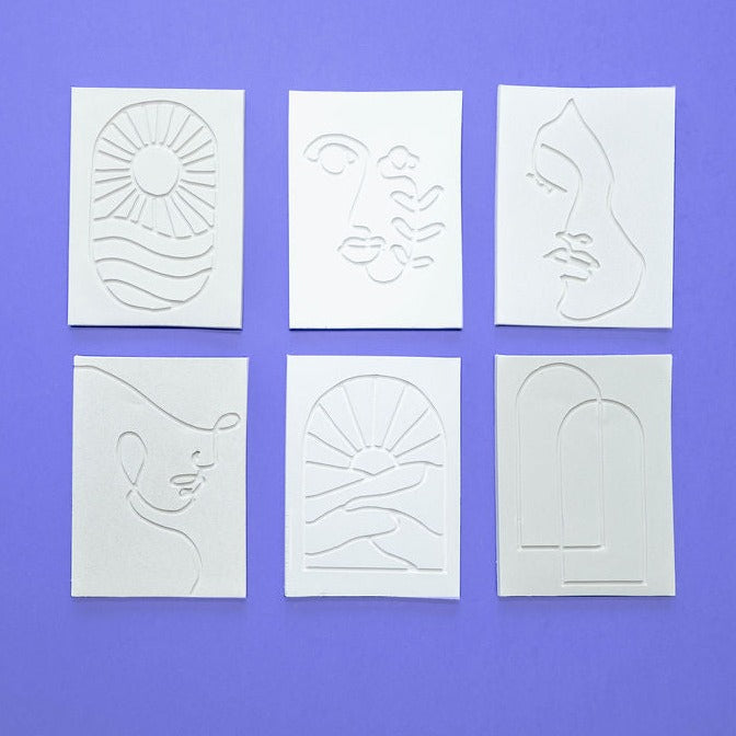 Cement Line Art Craft Party Pack