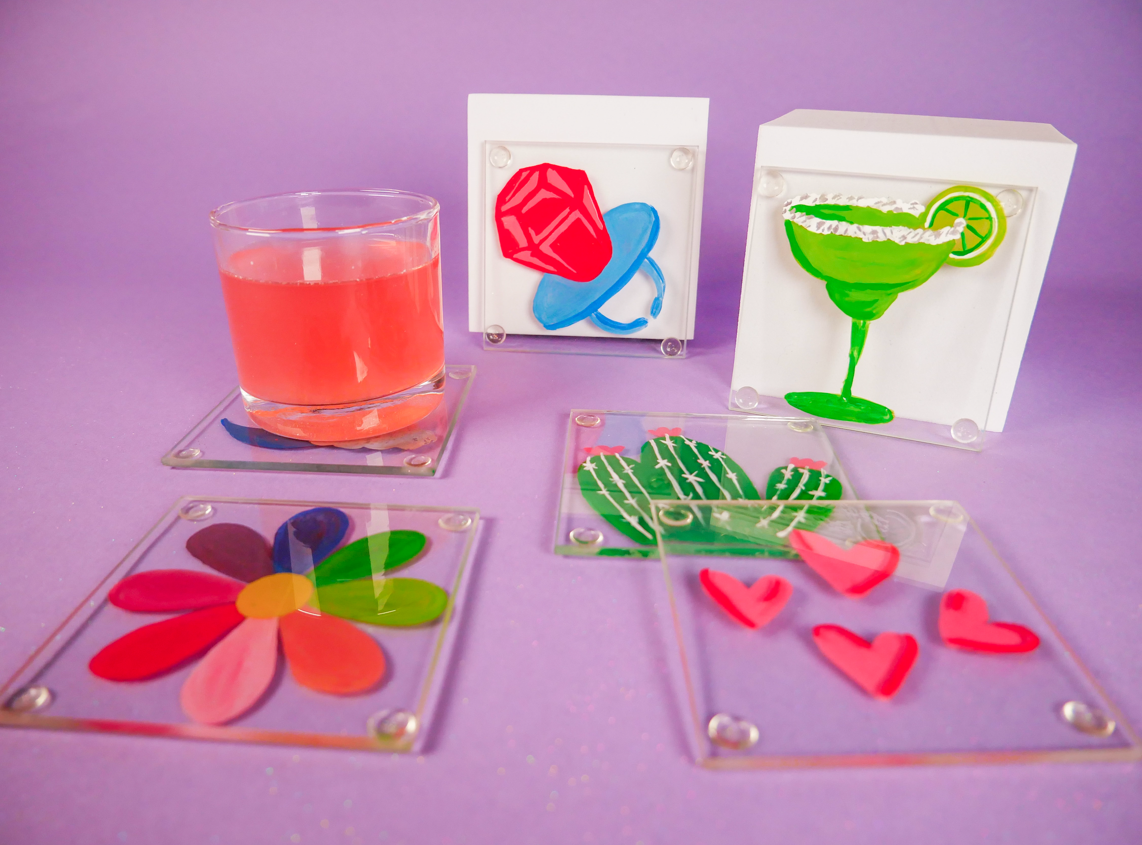 Enamel Glass Painting Craft Party Pack