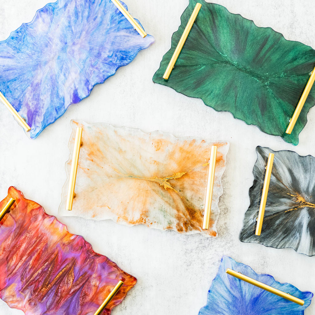 Resin Serving Tray Craft Party Pack